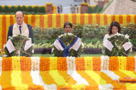 Akshata Murty visits Raj Ghat