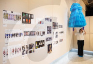 REBEL: 30 Years of London Fashion sponsored by Alexander McQueen at the Design Museum, London, UK.