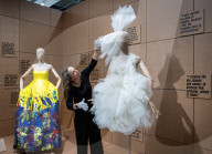REBEL: 30 Years of London Fashion sponsored by Alexander McQueen at the Design Museum, London, UK.