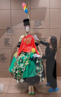 REBEL: 30 Years of London Fashion sponsored by Alexander McQueen at the Design Museum, London, UK.