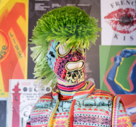 REBEL: 30 Years of London Fashion sponsored by Alexander McQueen at the Design Museum, London, UK.