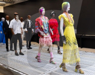 REBEL: 30 Years of London Fashion sponsored by Alexander McQueen at the Design Museum, London, UK.