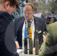 Defence and Security Equipment International biennial defence and security trade exhibition Day 3 at ExCeL London, UK. 