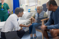 Prime Minister Rishi Sunak visits North Devon District Hospital