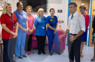 Prime Minister Rishi Sunak visits North Devon District Hospital