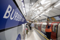 Bond Street tube station temporarily renamed as Burberry Street.