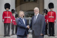 The Defence Secretary, Grant Shapps, meets with the minister of National Defence of Canada, Bill Blair