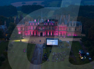 Waddesdon Manor Barbie cinema in Waddesdon, UK.