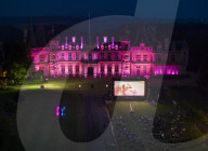 Waddesdon Manor Barbie cinema in Waddesdon, UK.
