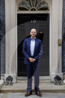 Daniel Ek Visits Downing Street in London, UK.