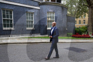 Daniel Ek Visits Downing Street in London, UK.