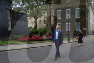 Daniel Ek Visits Downing Street in London, UK.
