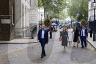Daniel Ek Visits Downing Street in London, UK.