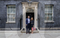 Daniel Ek Visits Downing Street in London, UK.