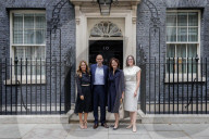 Daniel Ek Visits Downing Street in London, UK.