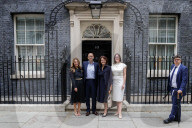 Daniel Ek Visits Downing Street in London, UK.