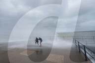 The remnants of Hurricane Lee in Folkestone UK.