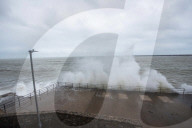 The remnants of Hurricane Lee in Folkestone UK.