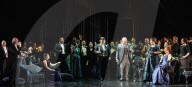 Dress rehearsal of La traviata Composed by Verdi Welsh National Opera at the Wales Millennium Centre, Cardiff, Wales, UK