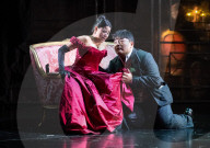 Dress rehearsal of La traviata Composed by Verdi Welsh National Opera at the Wales Millennium Centre, Cardiff, Wales, UK