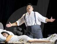 Dress rehearsal of La traviata Composed by Verdi Welsh National Opera at the Wales Millennium Centre, Cardiff, Wales, UK