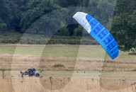 Wind and rain on Wimbledon Common south-west London