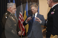 Defence Secretary Grant Shapps at the 15th meeting of the Ukraine Defence Contact Group