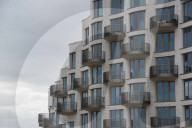 Folkestone Shoreline Development Emits High Pitched Noise in Folkestone, UK.