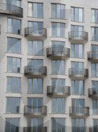 Folkestone Shoreline Development Emits High Pitched Noise in Folkestone, UK.