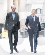 Guests arrive for Sunday with Laura Kuenssberg at the BBC, Broadcasting House, London, UK