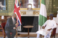 Foreign Secretary James Cleverly meets Nigeria's Nuhu Ribadu