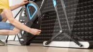 Engineer builds wheel-less bicycle