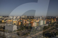 'Colours give comfort in these difficult times': Ukraine's Lego-inspired city - in pictures