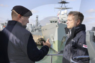 Defence Secretary Grant Shapps visits HM Naval Base Portsmouth