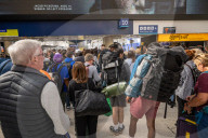 Train strikes and overtime bans expected over the next two weeks, London, UK.