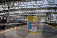 Train strikes and overtime bans expected over the next two weeks, London, UK.