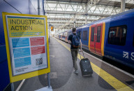 Train strikes and overtime bans expected over the next two weeks, London, UK.