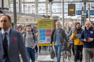 Train strikes and overtime bans expected over the next two weeks, London, UK.
