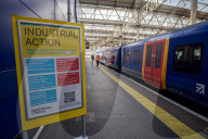 Train strikes and overtime bans expected over the next two weeks, London, UK.