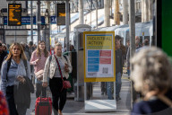  Train unions Aslef and RMT will take industrial action in London, UK.