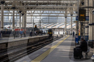  Train unions Aslef and RMT will take industrial action in London, UK.
