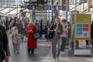  Train unions Aslef and RMT will take industrial action in London, UK.