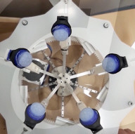 Robotic hand to performs examinations for signs of breast cancer.
