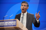 Rishi Sunak's keynote speech on the final day of Conservative party conference in Manchester, UK.