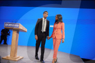 Rishi Sunak's keynote speech on the final day of Conservative party conference in Manchester, UK.