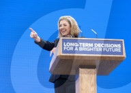 Final day of Conservative party annual conference, Manchester, UK.