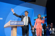 Final day of Conservative party annual conference, Manchester, UK.