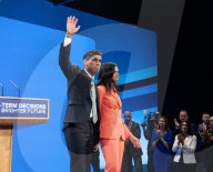 Final day of Conservative party annual conference, Manchester, UK.