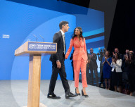 Final day of Conservative party annual conference, Manchester, UK.