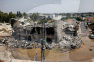 Sderot police station scene of fierce battle